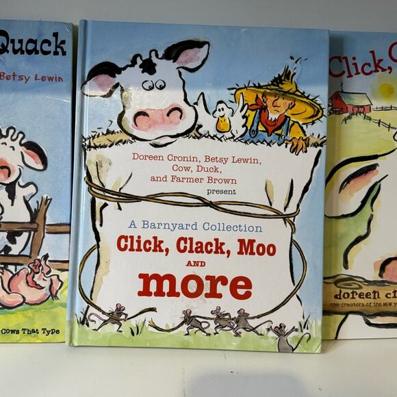 Click Clack Moo- Book Bundle by Doreen Cronin - Picture 4 of 5
